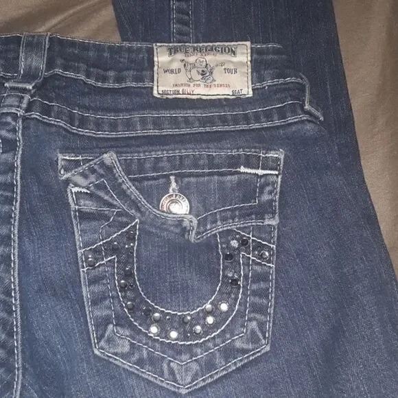 True Religion "Billy" Style Jeans Size 28 - Picture 6 of 8